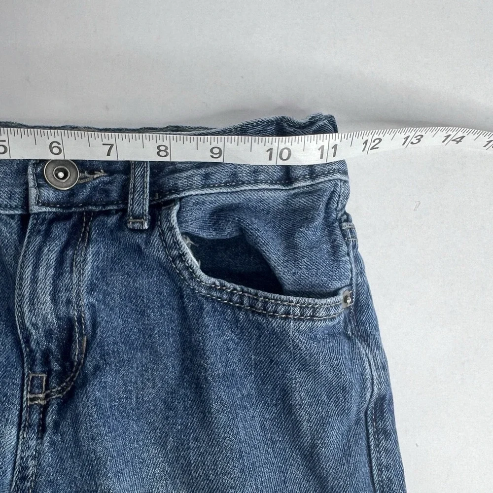 Childrens Place Boys Youth Bootcut Jeans Adjustable Waist Size 8 Blue